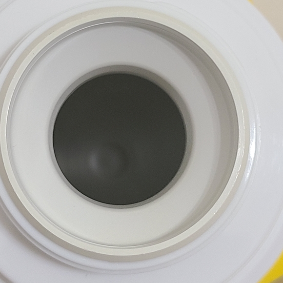 King Seeley Thermos Retro Vintage Smurf Yellow White Thermo with Cup, Smurfette - Picture 9 of 10